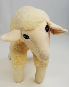Lamb International Aufzieh Musik Plüsch Vintage 1983 Schaf stehend Spielzeug - Bild 1 von 8