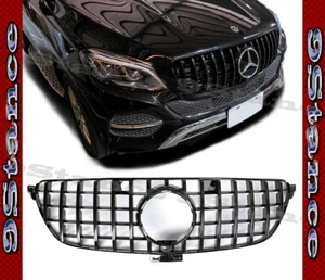 FOR 2016 2017 2018 BZ GLE W166 SUV USE GLOSS BLACK GRILLE GT STRAIGHT STYLE - Bild 1 von 4