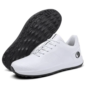 Scarpe da golf comode uomo sneakers antiscivolo impermeabili senza punte scarpe da golf - Foto 1 di 27