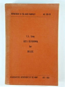 U.S. Army Area Handbook for Brazil 1964 Department of Army - Imagen 1 de 9