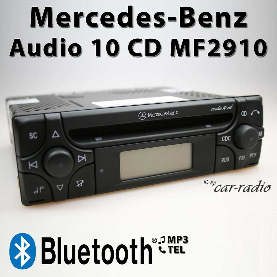 Original Mercedes Audio 10 CD MF2910 Bluetooth Radio MP3 Audio-Streaming CDR NW3 - Bild 1 von 4