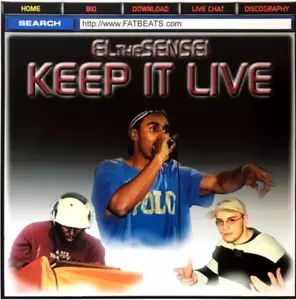 El Da Sensei Keep it Live 12" Artifacts Tame One DJ PREMIER Redman EPMD Ill Bill - Imagen 1 de 3