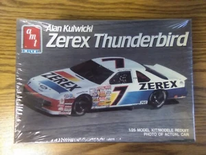 Amt Ertl Alan Kulwicki Zerex Thunderbird 1/25 scale model kit #6739 - Picture 1 of 6