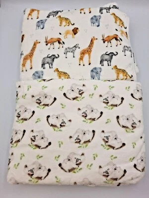 Baby Soft Fleece Blanket 100cm x 100cm Pram Car Crib Moses Basket Baby Gift — 第 1/3 张图片