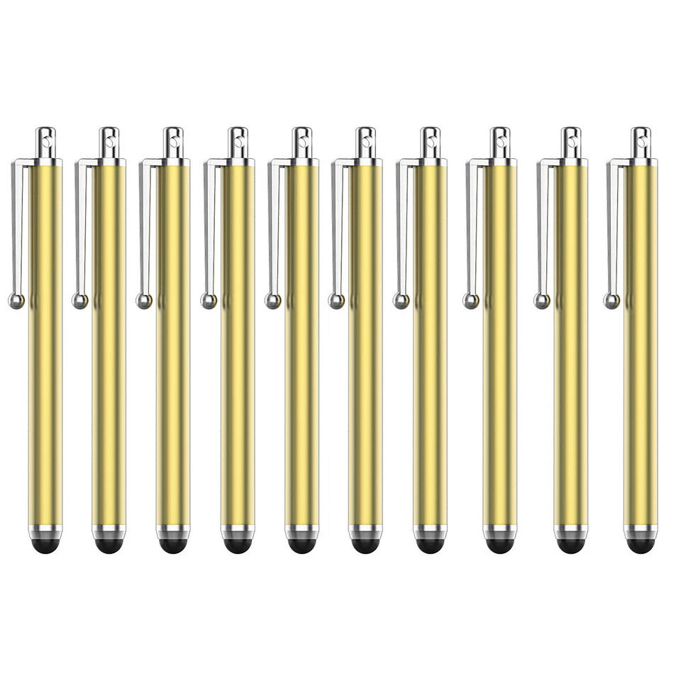 Lápiz óptico universal de metal con pantalla táctil para teléfono celular tableta iPod iPad PC Foto 1 de 4