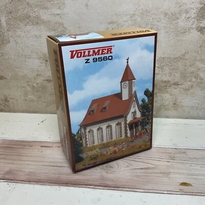 Vollmer Model Railway DORFKIRCHE VILLAGE CHURCH # 9560 (49560), Z Gauge. - Image 1 of 3