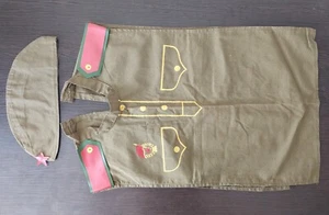 Raro costume propaganda militare Unione Sovietica originale Guerra Fredda uniforme stella - Foto 1 di 6