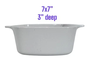 Vintage Corning Ware A-1 1/2-B 1.5 Qt White Ceramic Baking Dish – USA Made - Picture 1 of 18