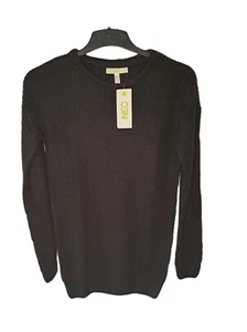 Adidas Neo Mens Heavy Knit Jumper Pullover Wool mix Sweater - Black - Picture 1 of 4