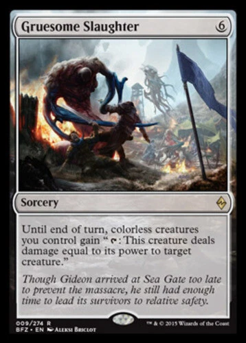 Gruesome Slaughter ~ Moderately Played Battle for Zendikar MTG Magic UltimateMTG - Image 1 of 1