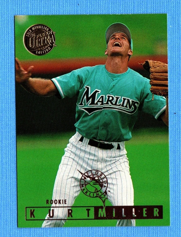 1995 Ultra Gold Medallion #381 Kurt Miller Florida Marlins - Image 1 of 1