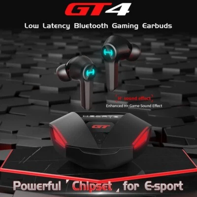 EDIFIER GT4 TWS True Wireless Gaming Earbuds Bluetooth V5.2 Earphones 45ms - Image 1 of 4