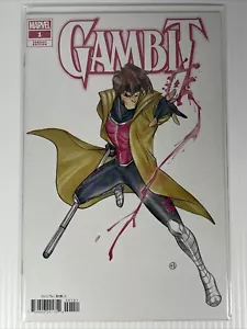 Gambit #1 Vol. 6 Peach Momoko Trade Dress Variante Marvel Comics 2021 Nuovo con scatola/M - Foto 1 di 5