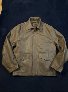 2008 Indiana Jones Lucasfilm Lederjacke Herren mittelbraun GR - Bild 1 von 7