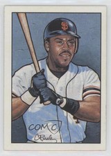 1990 Bowman Art Card Sweepstakes Kevin Mitchell (Two Star Back)
