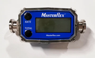 Medidor de flujo de turbina de alta resistencia Masterflex® calibrado C2S05TQ9GMA AVANTOR VWR Foto 1 de 4