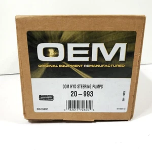 Cardone Remanufactured Power Steering Pump Part # 20-993 NEW in box FREE SHIP - Picture 1 of 3