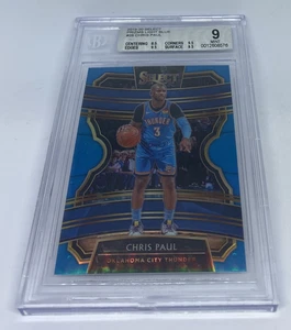 2019-20 Panini Select FOTL Chris Paul Thunder Blue Concourse Prizm #113/299 - Picture 1 of 4