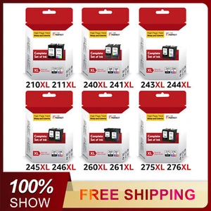 High Yield Ink Cartridges For Canon PG-210XL 240XL 243XL 245XL 260XL 275XL Lot - Picture 1 of 13