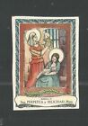 Holy Card Pequena Antique De Santa Perpetua Y Felicidad Santino Andachtsbild