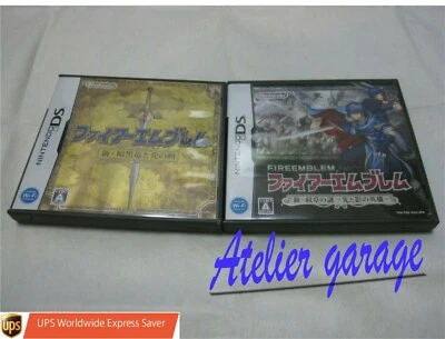 USED Nintendo DS Fire Emblem Shin Monshou no Nazo+Shin Ankoku 2 Set Japanese - Image 1 of 4