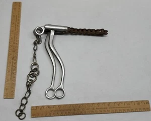 CHAIN NOSE HACKAMORE HORSE BIT - list# 110252 - Picture 1 of 8