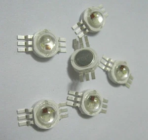 1 5 10 50 100pcs x 3W RGB Color 6pin LED Chip LED Light Lamp Part not pcb - Picture 1 of 5