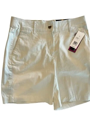 Kim Rogers Mujer’s NUEVO con ETIQUETAS Talla 6 Pantalones Cortos Chinos Frente Plano LT Tostado Foto 1 de 4