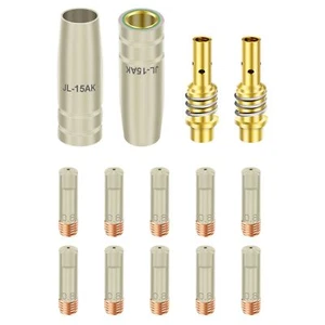 Nuevo kit de montaje de antorcha de soldadura resistente al calor de 14 piezas para 15AK MIG/MAG - Imagen 1 de 17