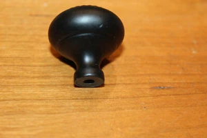 Vintage schwarz massiv Guss 1-1/4" Zinn Schublade-Schrank zieht Knöpfe P-20 - Bild 1 von 4