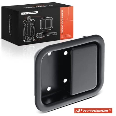 Manija de puerta interior negra lado derecho A-Premium para Western Star 4700SB 4900FA Foto 1 de 4