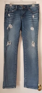 Buckle Black Jeans Women's Fit No. 53 Straight 28x31 Distressed Blue - Picture 1 of 11
