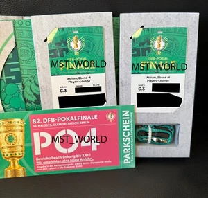 2 VIP-TICKETS Atrium VfB Stuttgart - Bielefeld - DFB-POKALFINALE - VIP-Parkplatz - Bild 1 von 2