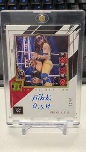 2022 Panini Impeccable WWE Nikki ASH Indelible Ink Auto Holo Gold parallel /10 - Picture 1 of 2