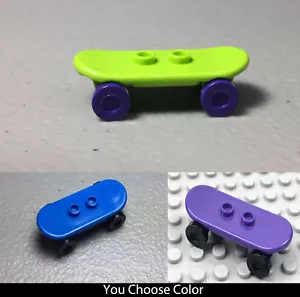 LEGO Minifigur Skateboard 42511 Wählen Sie Ihre Farbe - lila, blau oder Limette NEU - Bild 1 von 27