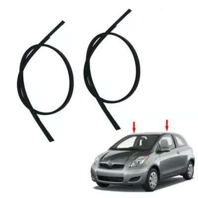2x Roof Drip Molding Trim  For 2007-2011 Toyota Yaris Hatchback 75551-52130 - Image 1 of 4