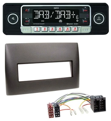 Dietz USB DAB MP3 Bluetooth Autoradio für Fiat Stilo (192, 2001-2008) - Bild 1 von 4
