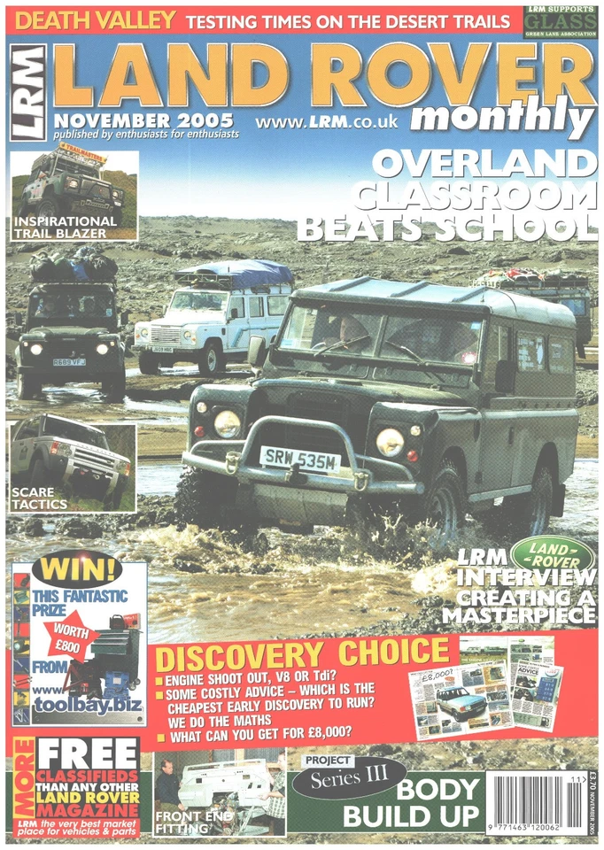 Land Rover Monthly November 2005, No 88 - Image 1 of 1