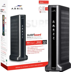 ARRIS Surfboard DOCSIS 3.1 Cable Modem - T25 - Afbeelding 1 van 15