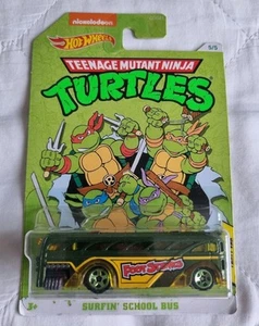 Hot Wheels - Teenage Mutant Ninja Turtles - Surfin’ School Bus Party Van (5/5) - Picture 1 of 7