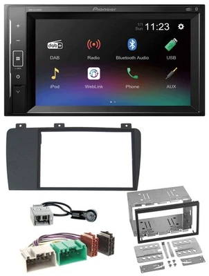 Pioneer DAB MP3 2DIN Bluetooth USB Autoradio für Volvo S60 V70 XC70 04-09 - Bild 1 von 4