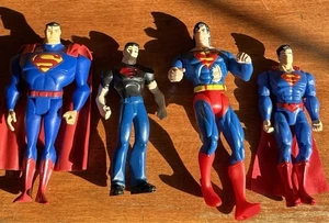 Lot Of 4 Superman Action Figures - Picture 1 of 10