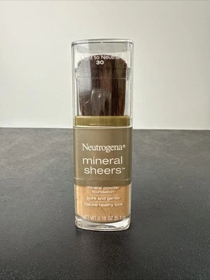 Neutrogena Mineral Sheers Mineral Powder Foundation Light to Neutral 30 RARE HTF - Image 1 of 4