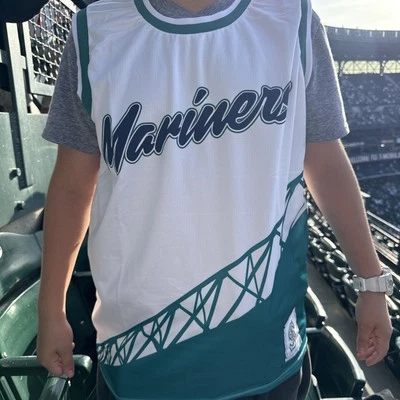 2025 JP Crawford Mariners #3 Basketball Jersey Size M SGA - Image 1 of 4