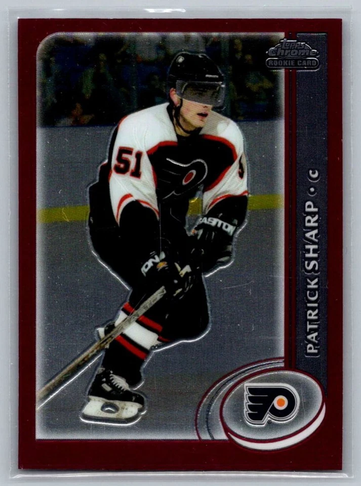 2002-03 Topps Chrome Patrick Sharp Rookie Philadelphia Flyers #165 - Image 1 of 2