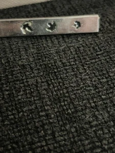 Vintage Swank Tie Bar Clip Silver Tone 2.25" Inches - Picture 1 of 5