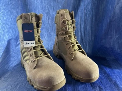 Bota de Trabajo Bates Para Hombres Gx-8 Puntera Compuesta Cremallera Lateral Desierto 11.5 EE. UU. Foto 1 de 4