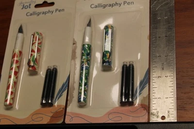 Juego de dos nuevos bolígrafos de caligrafía de Jot - Incluye cartuchos de tinta Foto 1 de 4