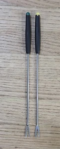 2 Vintage IIC Stainless Steel Fondue Forks - Picture 1 of 1