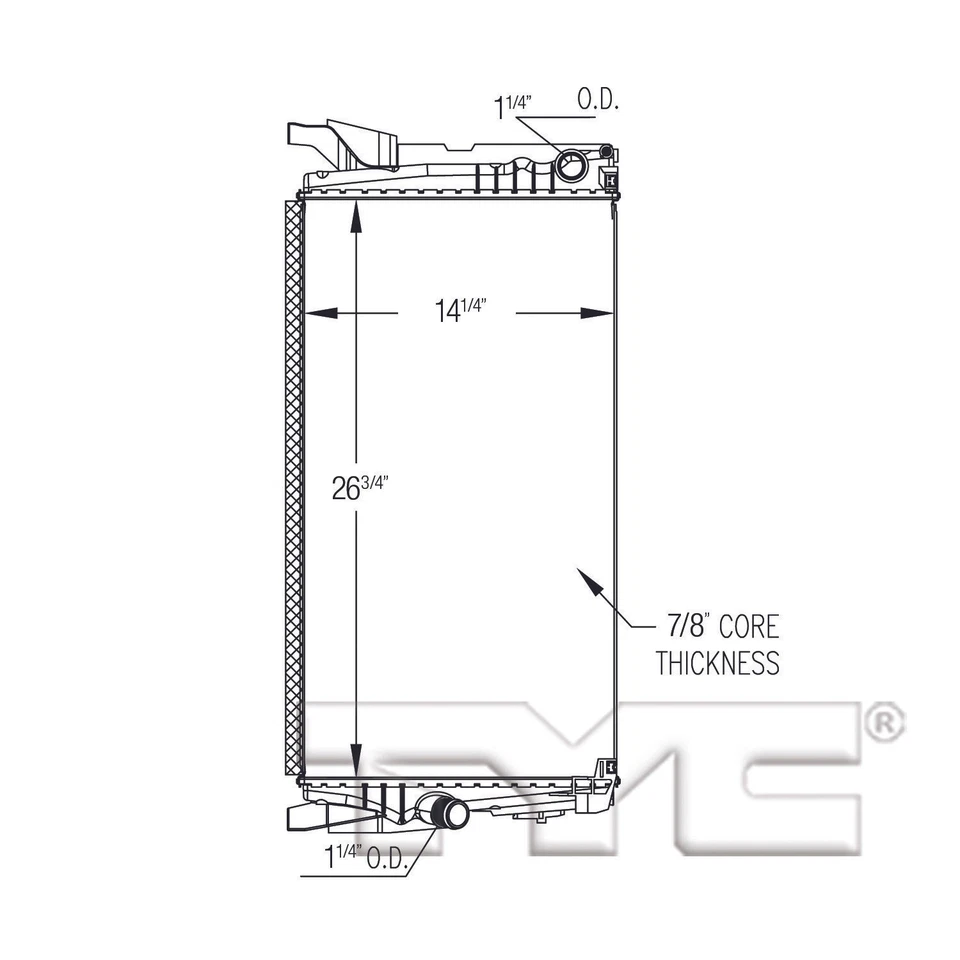 Radiador para 14-15 Mini Cooper techo rígido hatchback F56 1,5 L fila única Foto 1 de 1